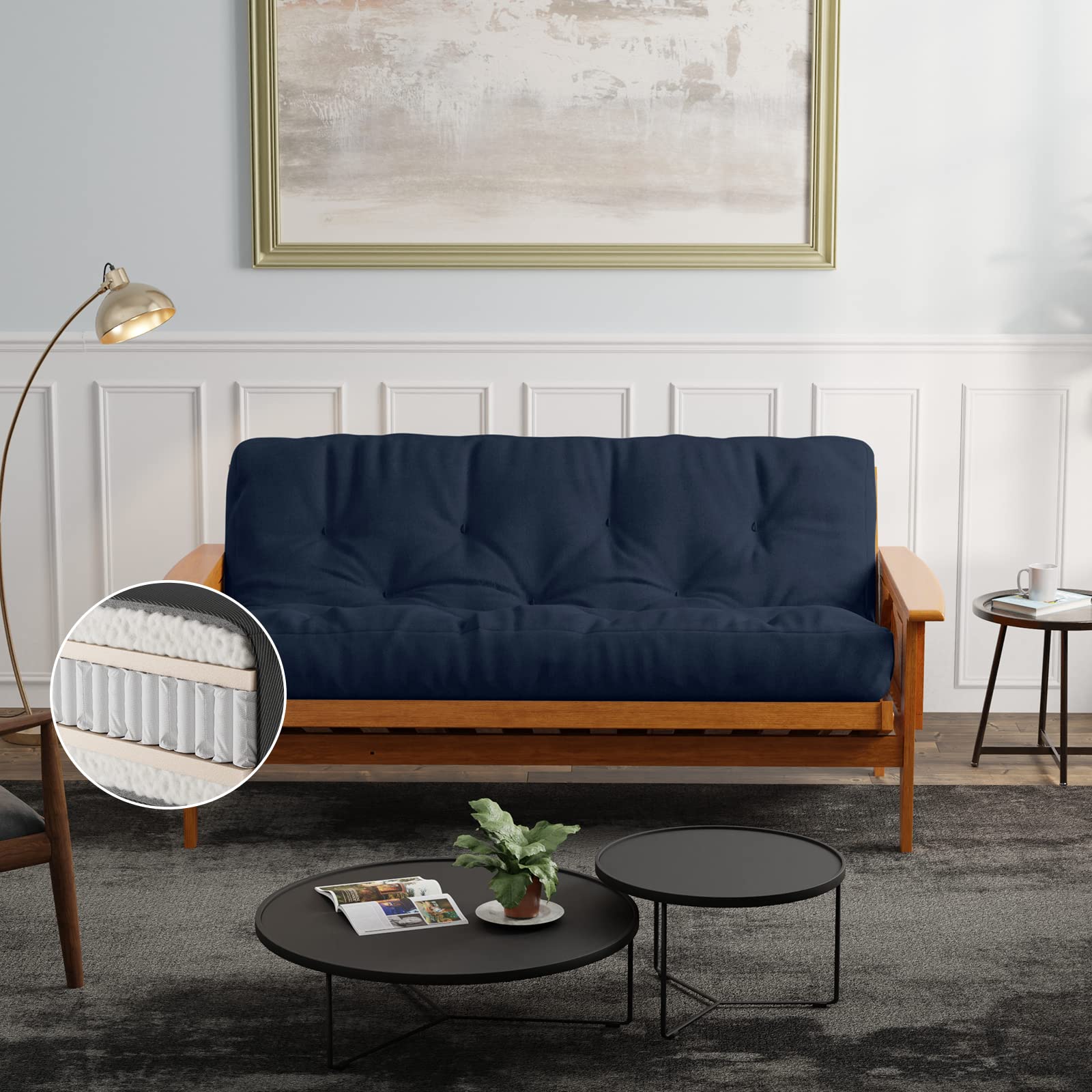 Loosh Home 10 inch Pocket Coil Futon