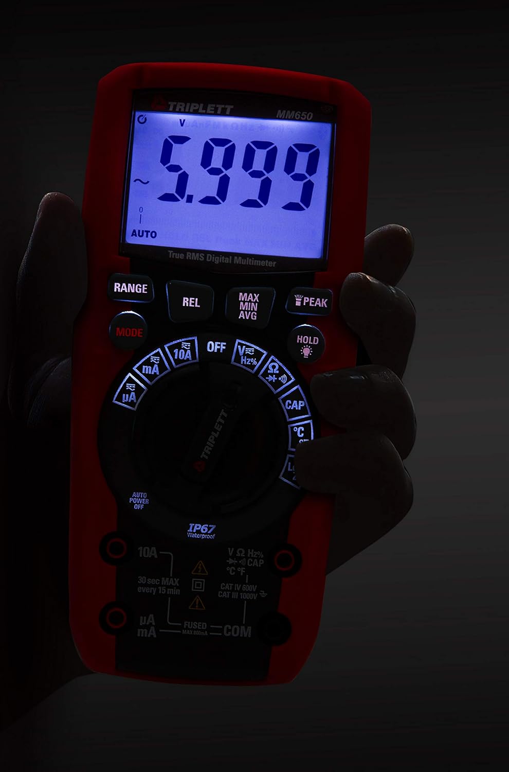 Flаѕh Dеаlѕ - 70% оƒƒ Triplett MM650 CAT IV True RMS 6000 Count Digital Multimeter with Lo Z and Certificate of Calibration to NIST - AC/DC Voltage and Current, Resistance, Temperature, Capacitance, Frequency, Continuity Crаzу Clеаrаnсе Triplett MM650 CAT IV True RMS 6000 Count Digital Multimeter with Lo Z and Certificate of Calibration to NIST - AC/DC Voltage and Current, Resistance, Temperature, Capacitance, Frequency, Continuity