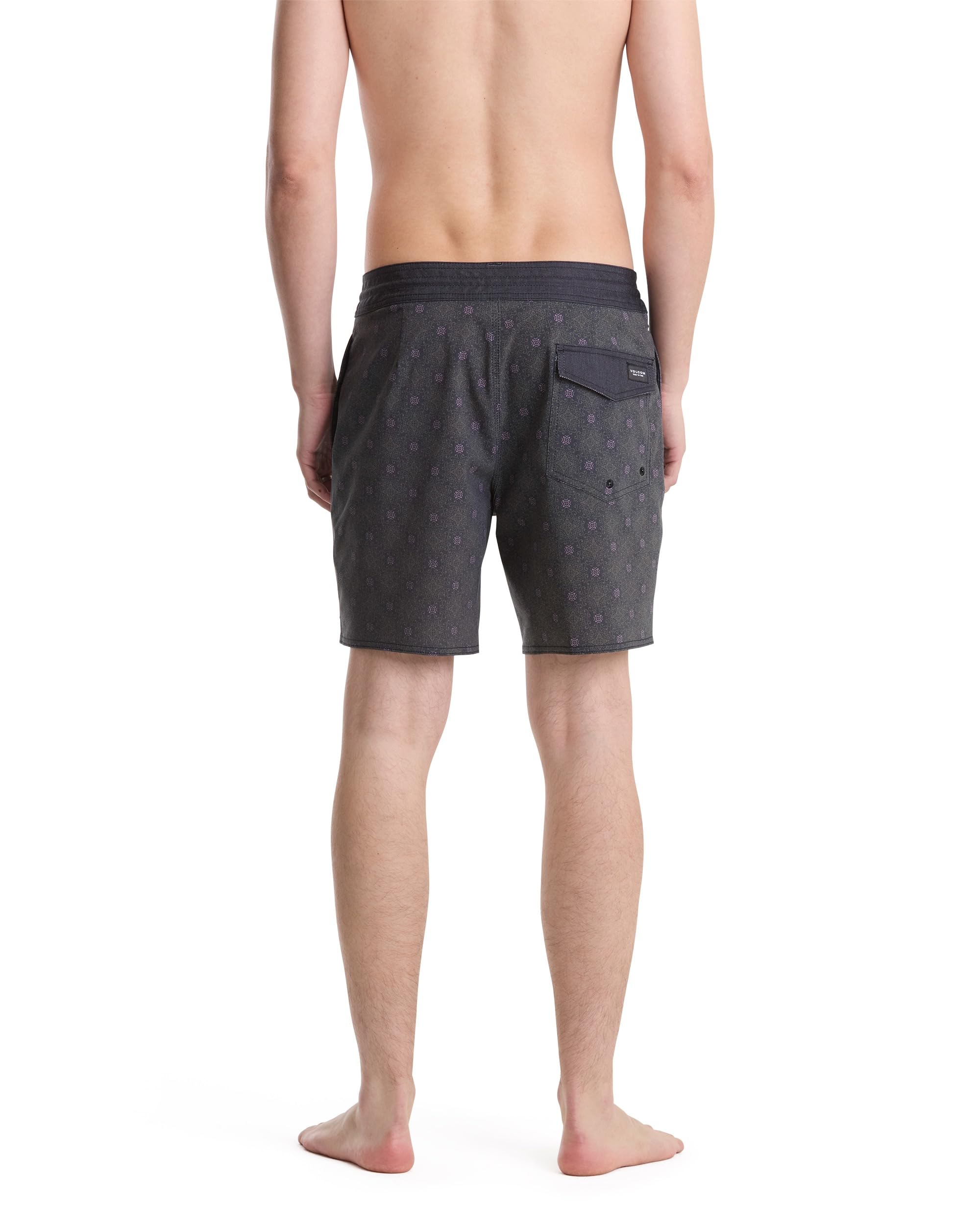 Volcom Herren 17" Stretch Board Shorts- Stretchable, UPF 50+, Quick Dry Swim Bottoms Boardshorts