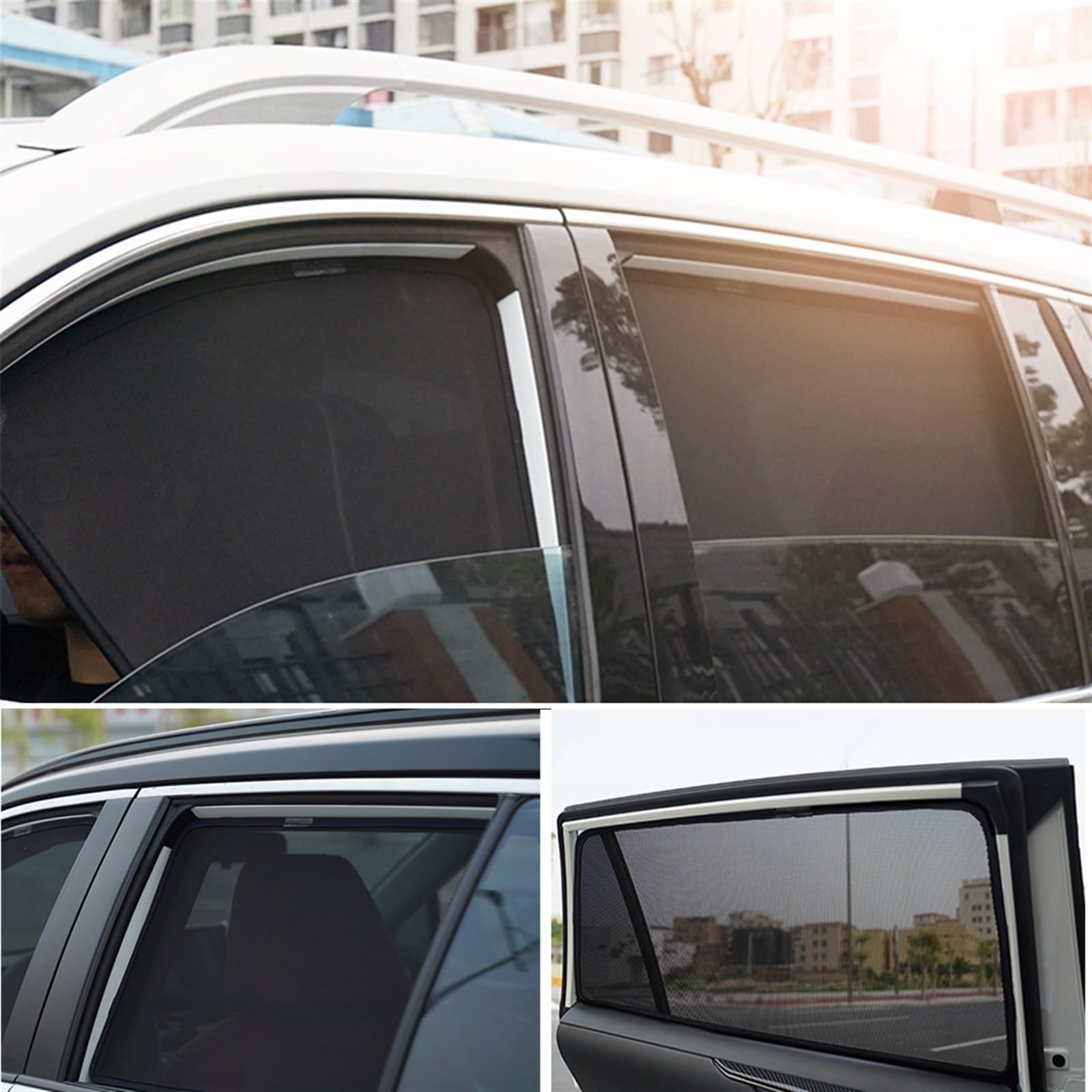 Parasol Lateral Coche Para VW Para PASSAT B6 Para Variante 2005 2006 2007 2008 2009 2010 2011 Ventana Lateral Coche Parasol Visera Parabrisas Delantero Cortina Parasoles Coche (Size : B-2PCS Front)