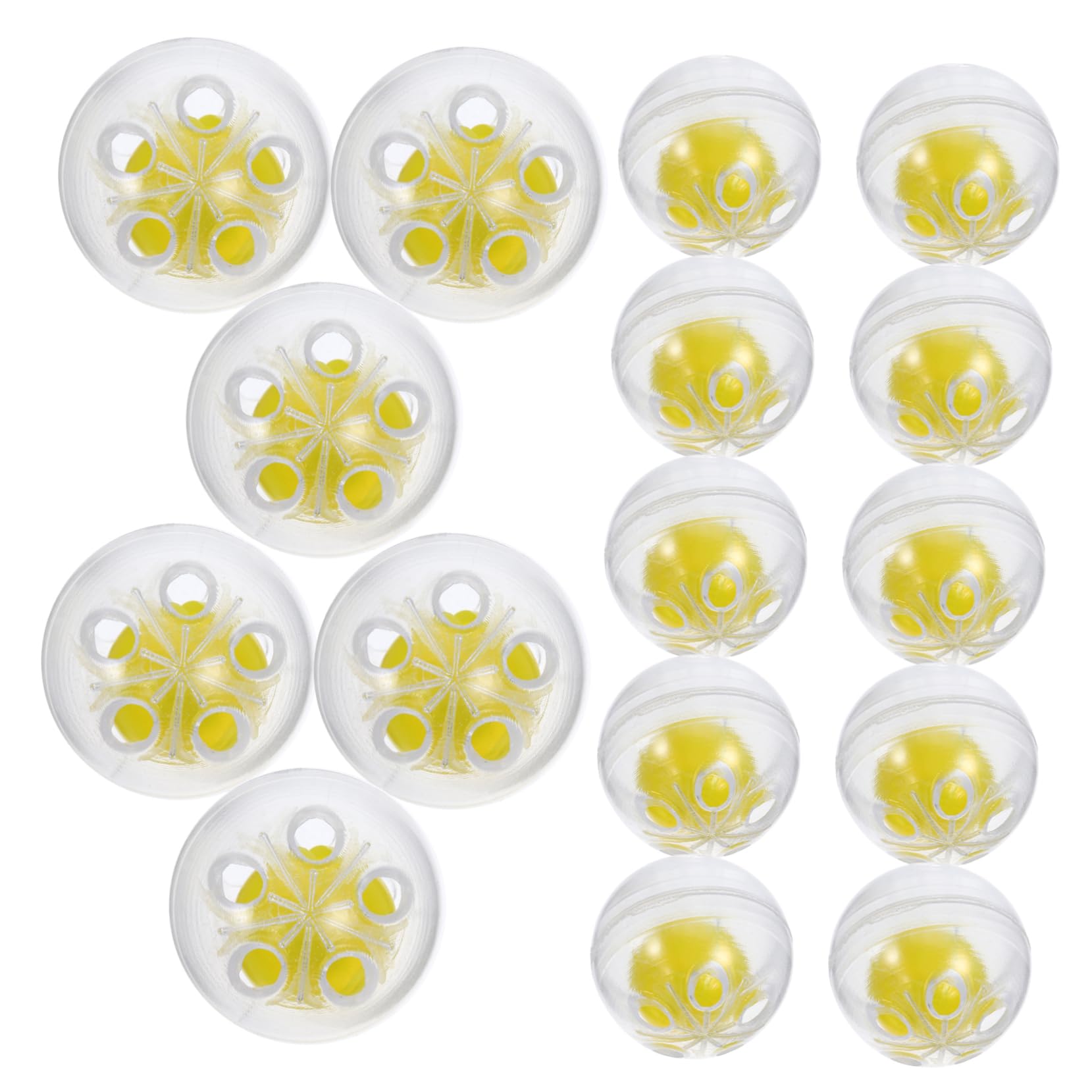 ARTIBETTER Bell Ball Toy Set 50pcs Rattle Squeaker Noise Maker Inserts for Crafts Toys