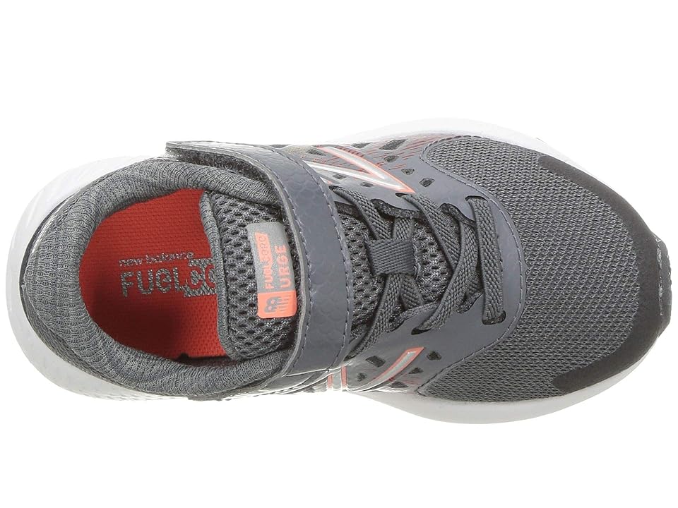 

New Balance Kids IXURGv2 (Infant/Toddler) (Lead/Team Red) Boys Shoes, Gray