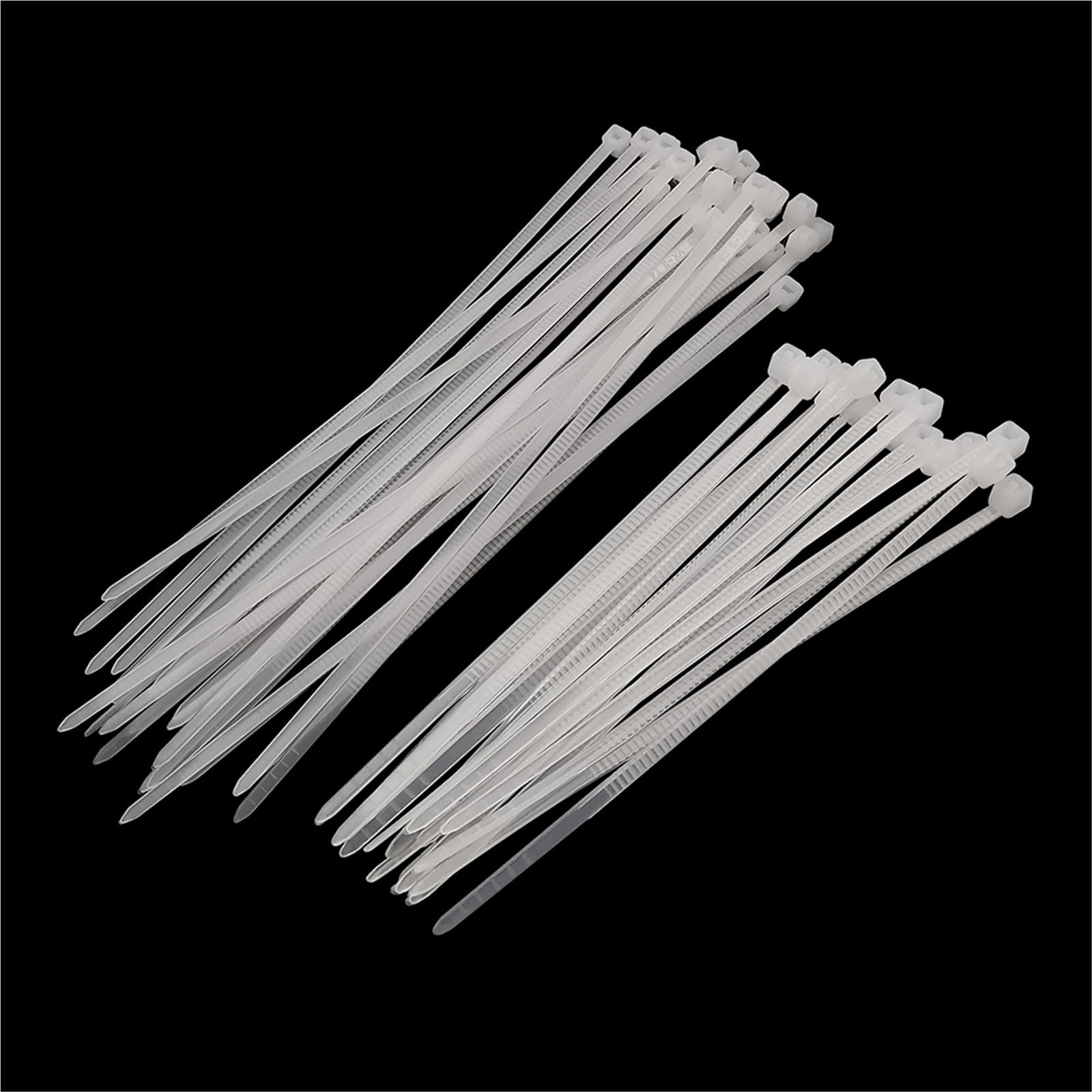 Gbrcen Tie 3X100mm 1000Pcs Cable Ties White Self Locking Nylon Industrial Cable Tie