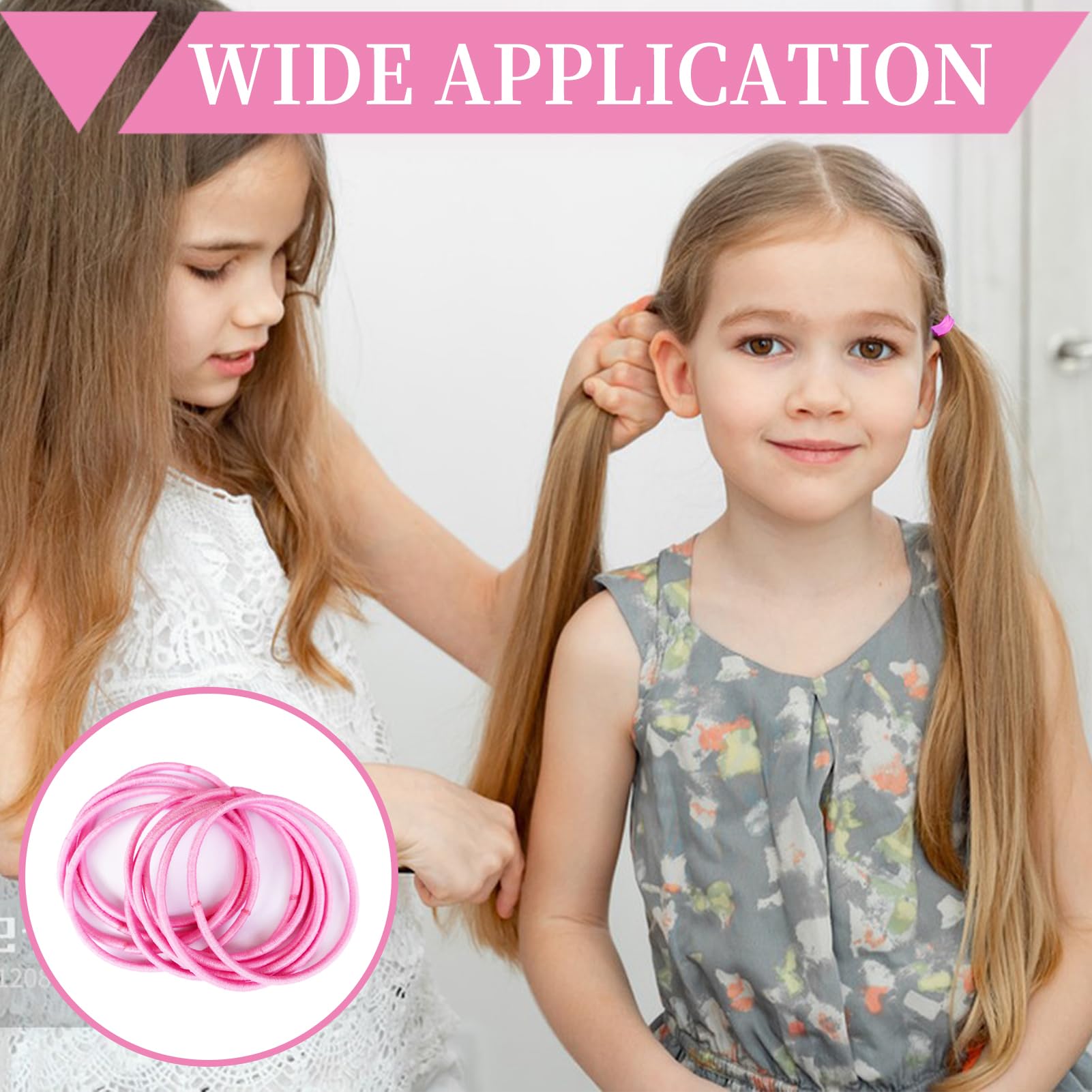 100 PCS Elastic Hair Bands - Image 4
