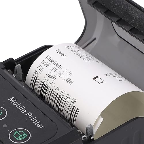 Miniatura 7 de Mini impresora térmica de código QR portátil de 2.283 in, impresora térmica de recibos USB, impresora térmica de recibos USB inalámbrica de 2