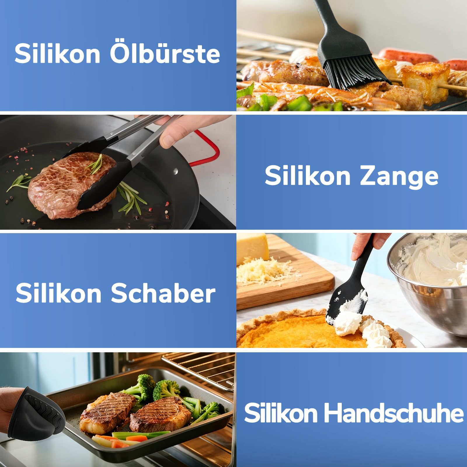 Heißluftfritteuse Zubehör für Philips Flexbasket Airfryer 1000 Series 7,1L | 3Pcs Maßgeschneiderte Airfryer Silikonform Zubehör, Wiederverwendbare Auflaufform Einsatz, Für Philips Airfryer NA154/00 7,1L
