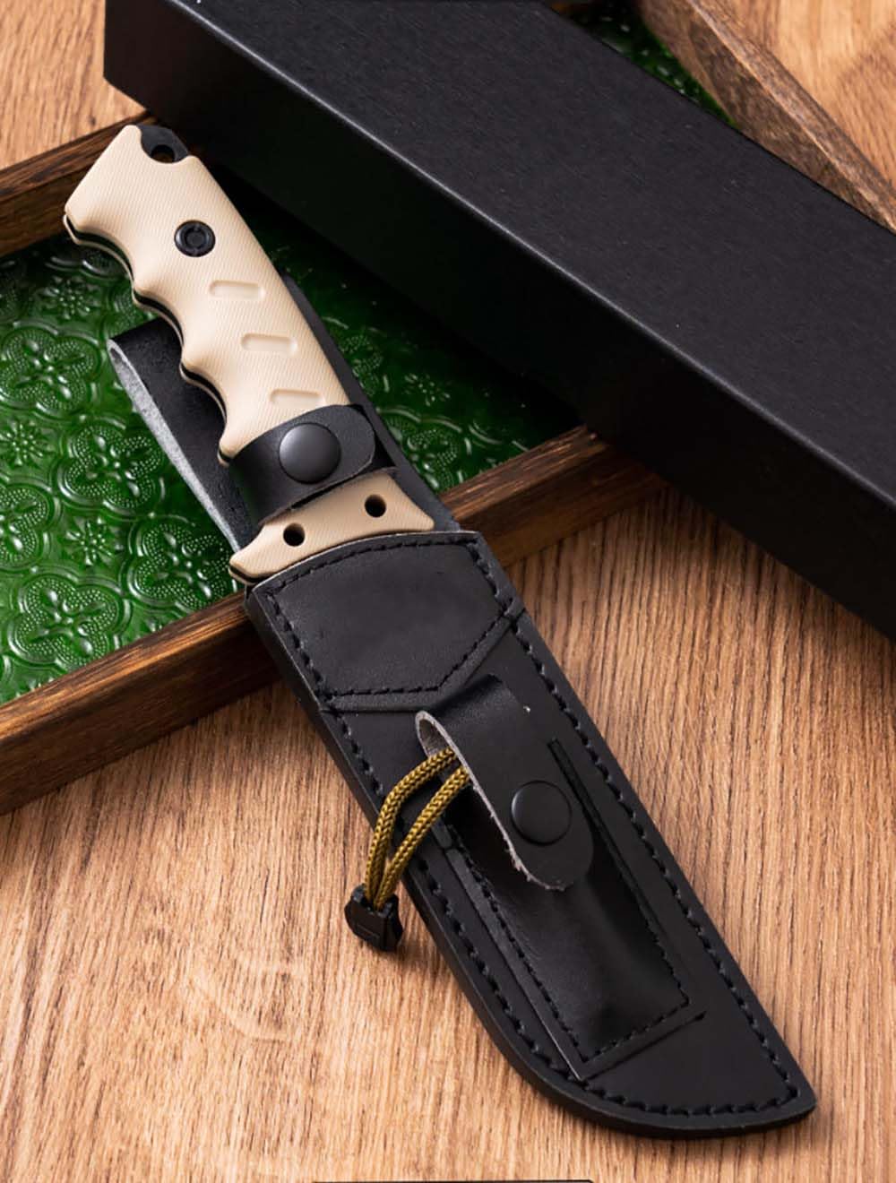 Festes Gegen Full Tang messer Edc Outdoor Jagdmesser Feststehende klinge tanto, gegen Einhandmesser, gerade scharfe stahl messer aus ABS griff, Hohe Härte fixed knife, Gürtelmesser mit Kydex scheide