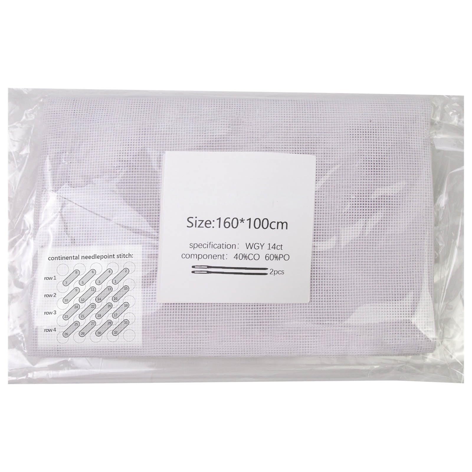 Tsophreniq 14CT Canvas Sheets Meshes Sheets Needle Point Crosses Stitching Needlepoint for Embroidery