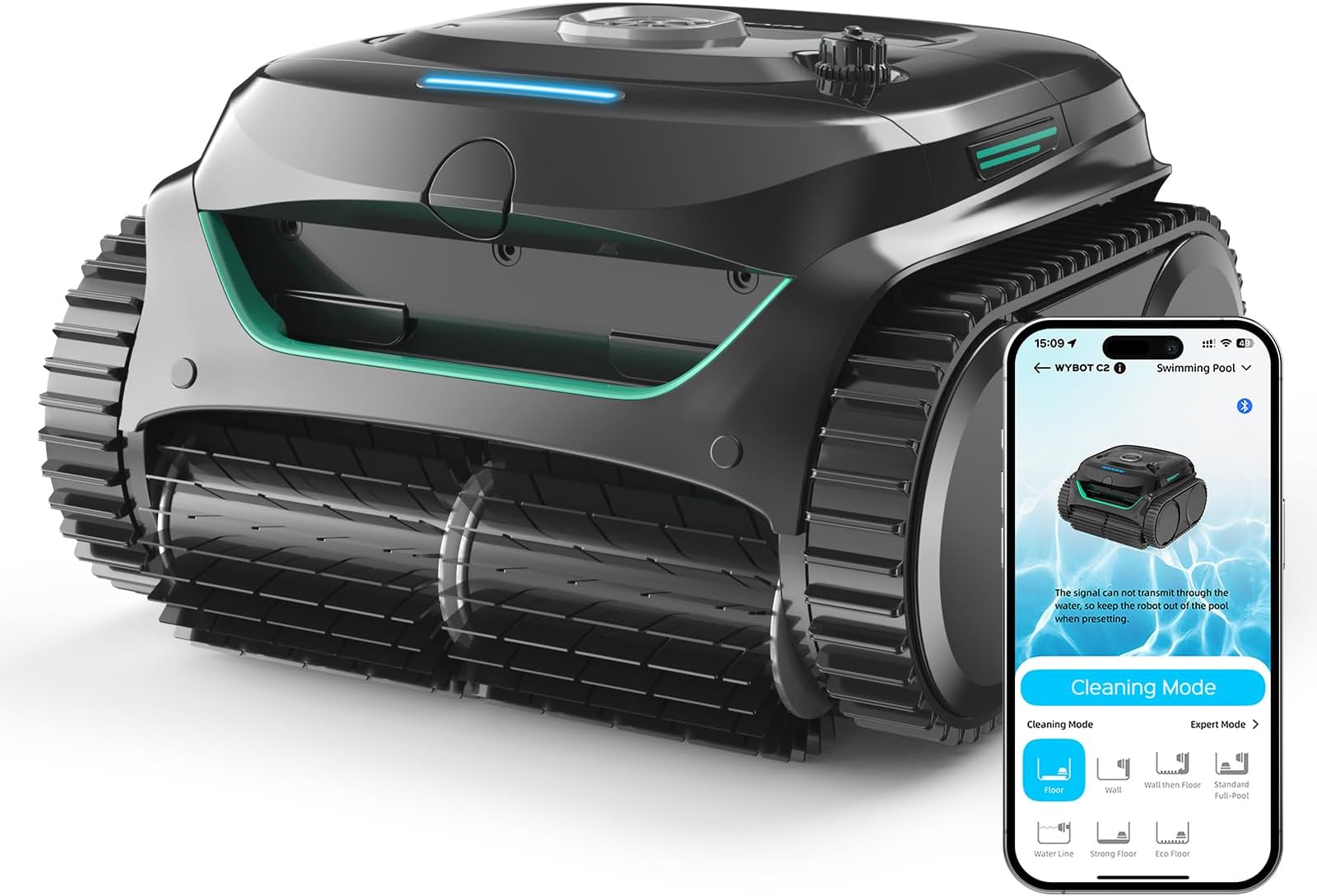 Pool Vacumm,Wall and Waterline Cleaning,Ideal for Inground Pools