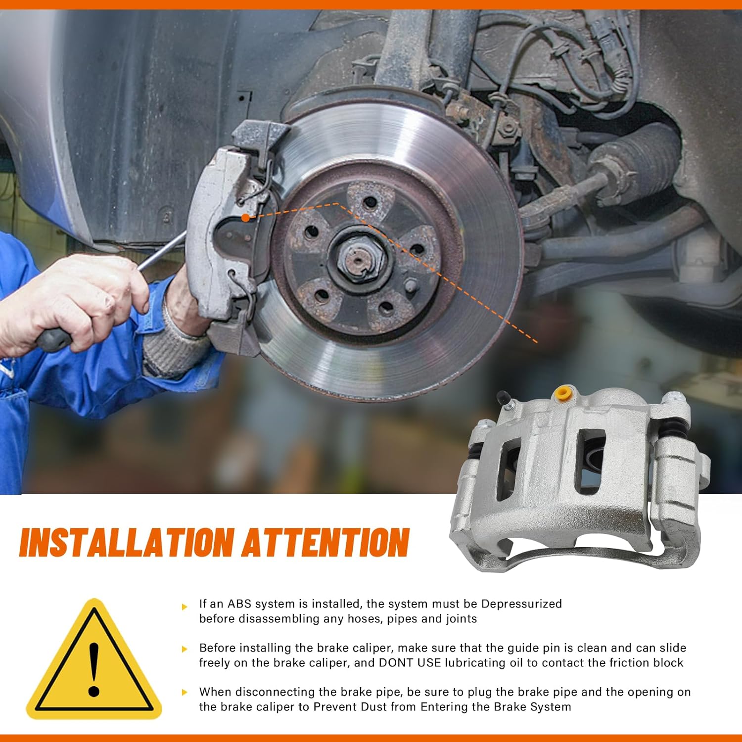 DRIVESTAR 18B4695 New Front Left Brake Caliper