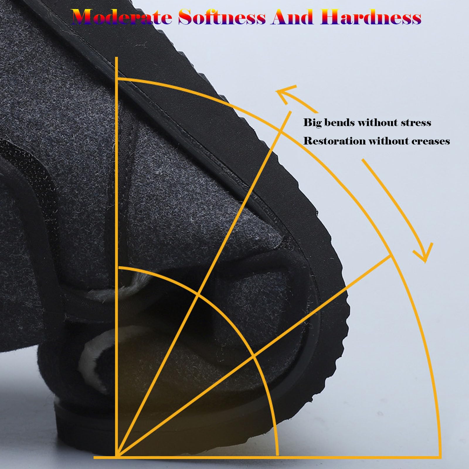 bumuam Pies Hinchados Calzado Antideslizante DiabéTico,Zapatos para DiabéTicos para Edema,Zapatos de pie súper Anchos y cálidos, Zapatos para diabéticos de Empeine Alto EU 42(26.5cm/10.4in)