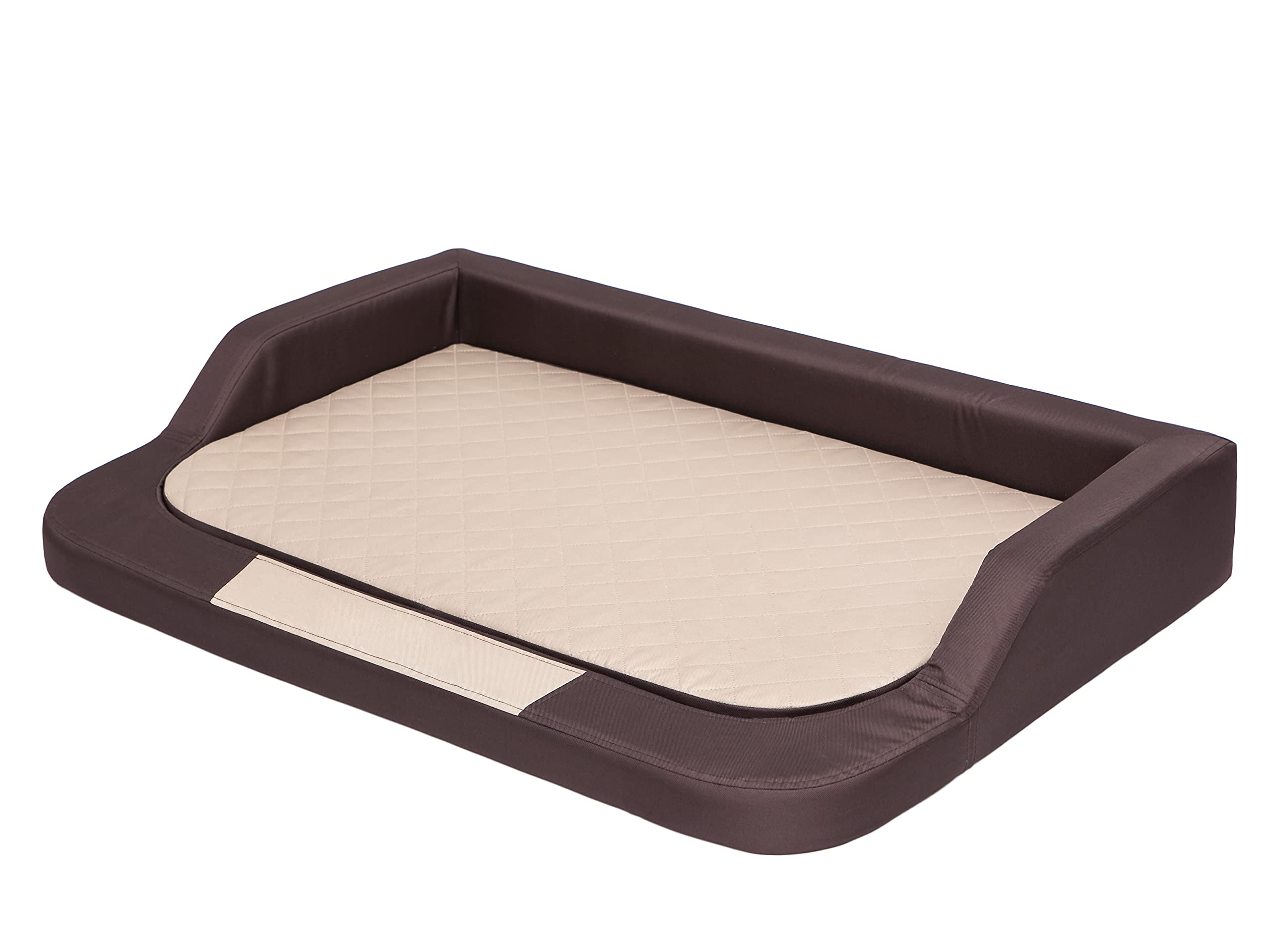 PillowPrim Hundebett Bett Hundeschlafplatz Ruheplatz Sofa Hundesofa Hundezubehör Hundekissen Hundematratze Hundeplatz Hundekorb Doggybed Hundehütte 75 x 50 cm