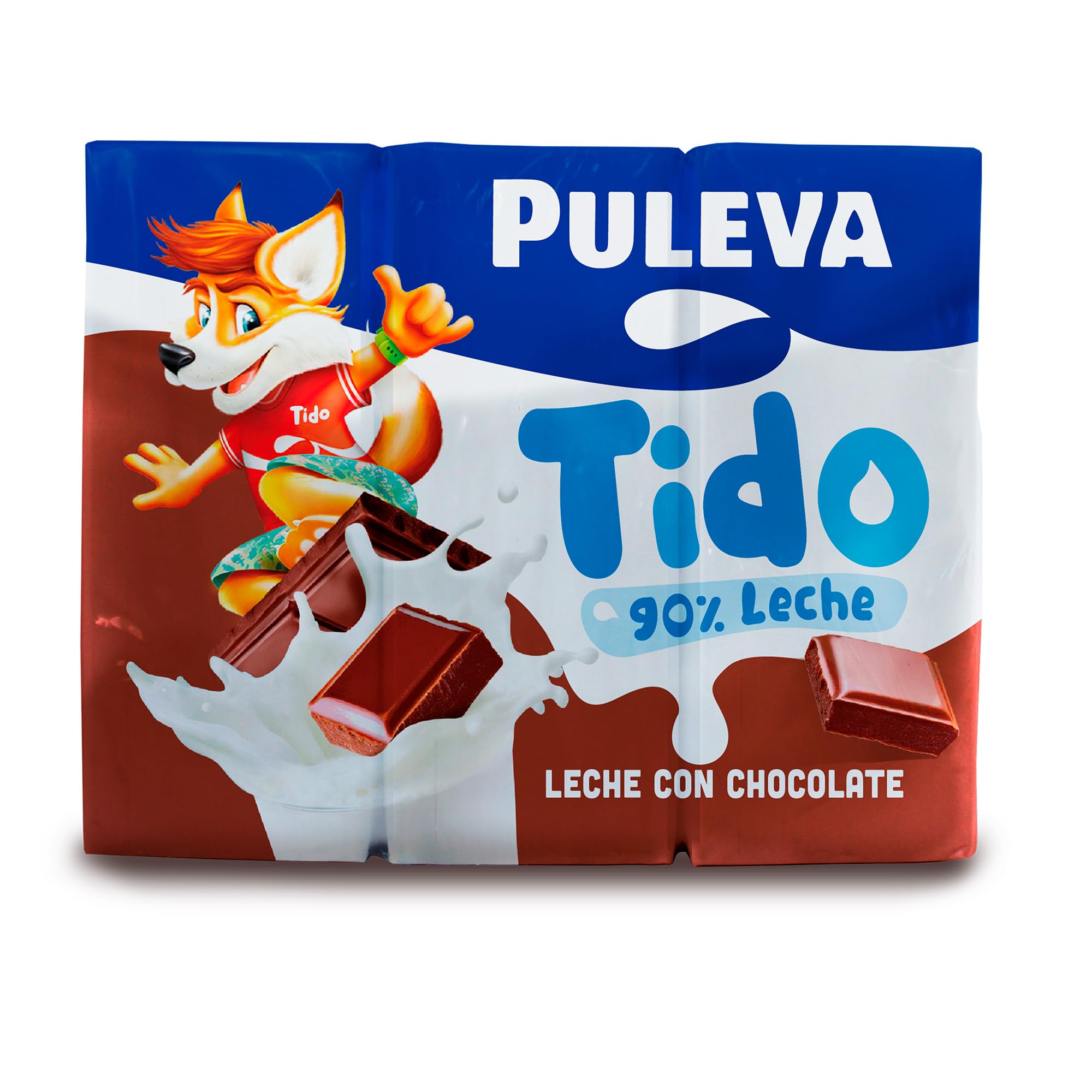 Puleva Tido - Batido de Cacao Slim, Rico en Calcio, Proteínas y Vitamina D, Sin Gluten - Pack 6x200ml