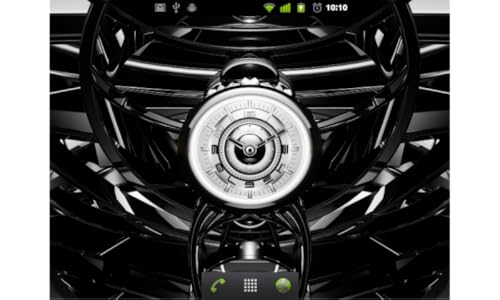 Hollywood Beautiful Clock Widget Theme for Android