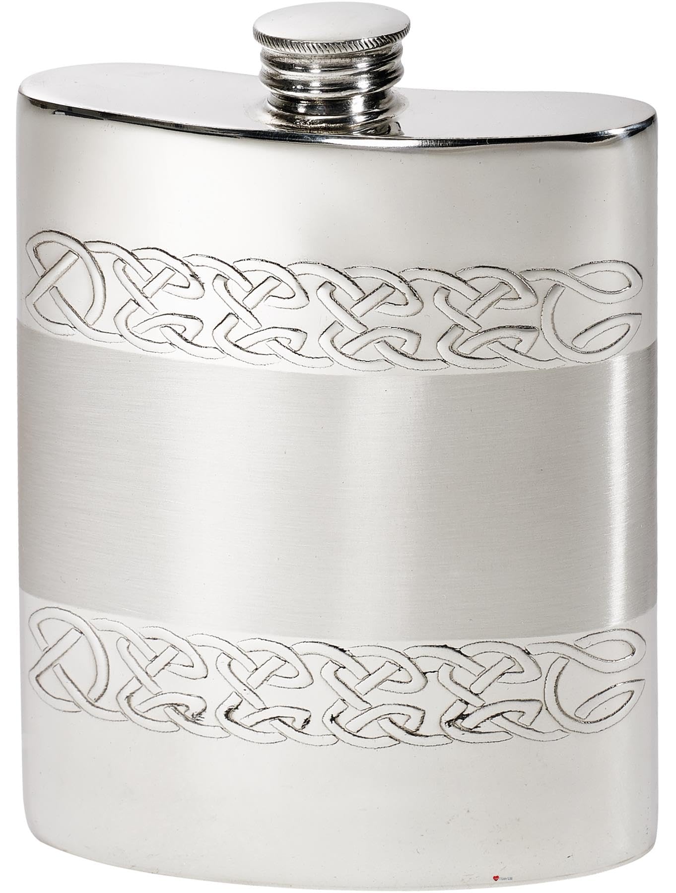 Flacon de hanche étain 6 oz flasque de poche poissons avec bouchon