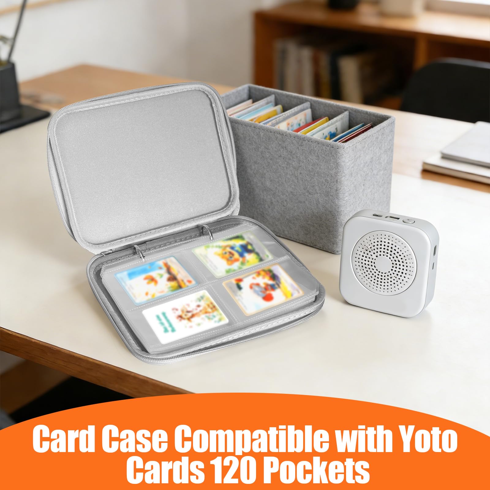 Card Holder for Yoto Card 120 Pockets Waterproof & Scratch-Resistant Card Case Holder - Image 4