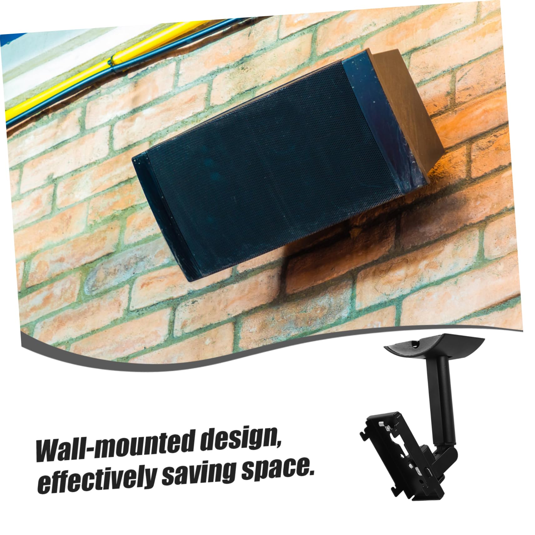 NUOBESTY Soporte de Pared para Altavoz Pesado Compatible con Bose Soporte Ajustable para Equipo Exterior Accesorio Musical de Montaje Seguro
