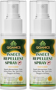 Mosquito Repellent Spray for Body 2 Pack, Bug Spray Travel Size Plant-Based, DEET-Free, Insect Repellent Spray for Skin 2 Fl Oz