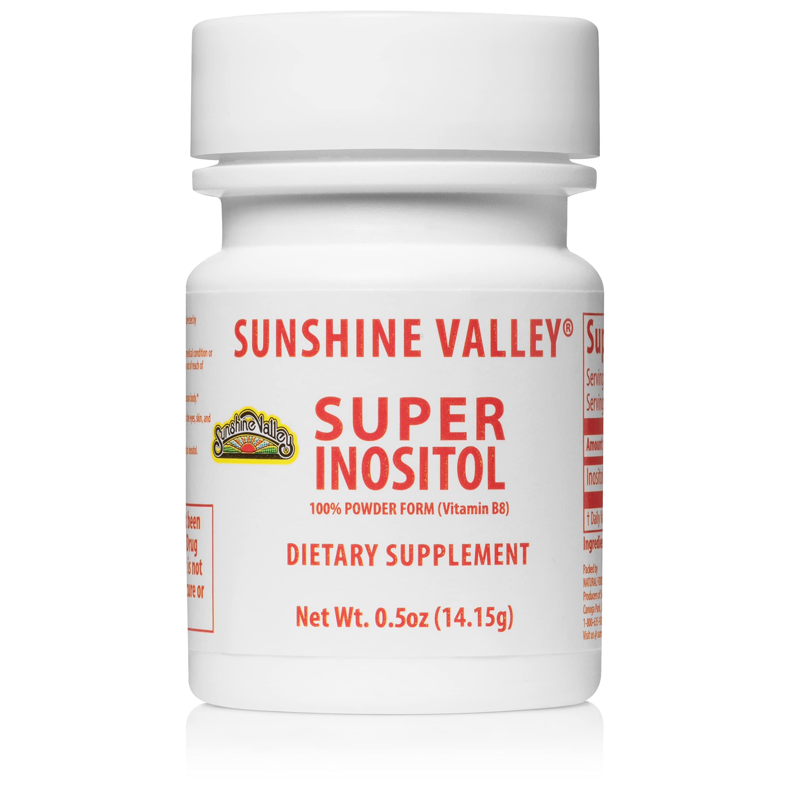 Sunshine Valley Super Inositol, Vitamin B8 Powdered