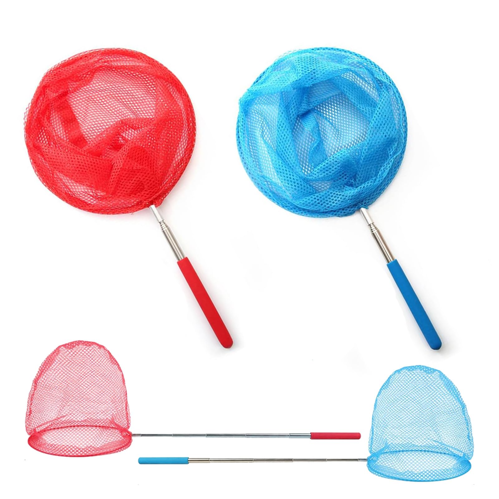 1 Rete Telescopica Per Bambini, Rete Da Pesca Per Laghetto