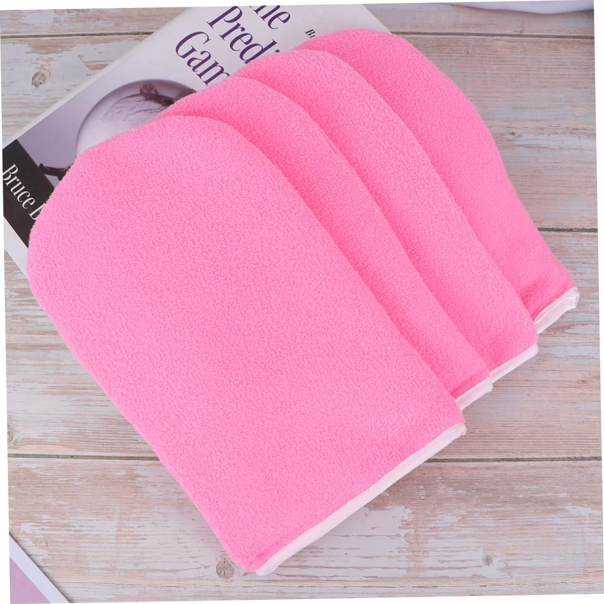 Healeved Cotton Polyester Therapy Gloves Heated Mitts for Paraffin Wax Treatment Insulated Bath Treatment Mitt