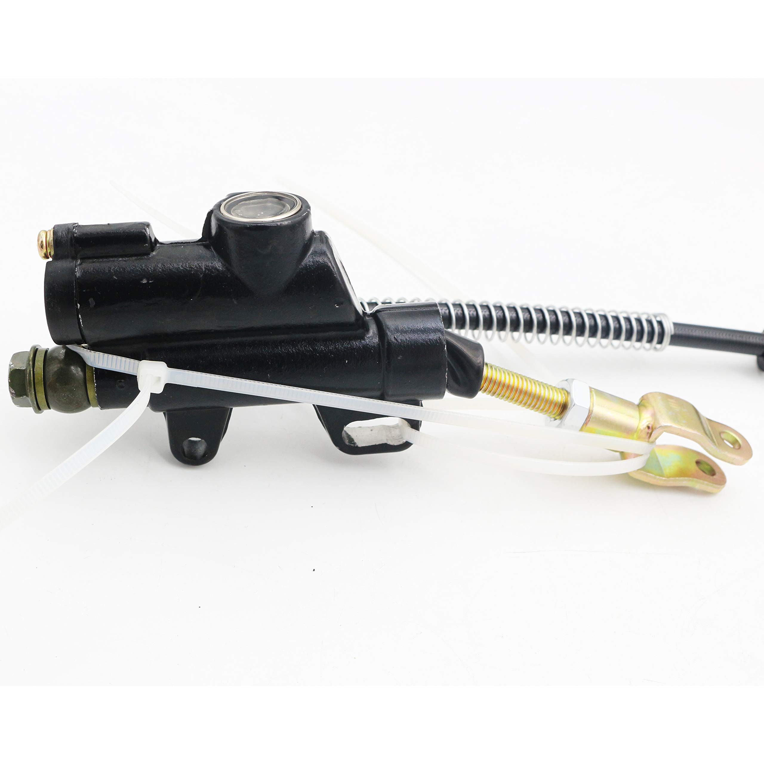 CNCMOTOK Rear Brake Master Cylinder Caliper Assembly for 50cc 70cc 90cc 110cc 125cc Chinese ATV