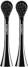 Curaprox (クラプロックス) 音波式電動歯ブラシ ブラックイズホワイト （Black is white）替ブラシ2本セット