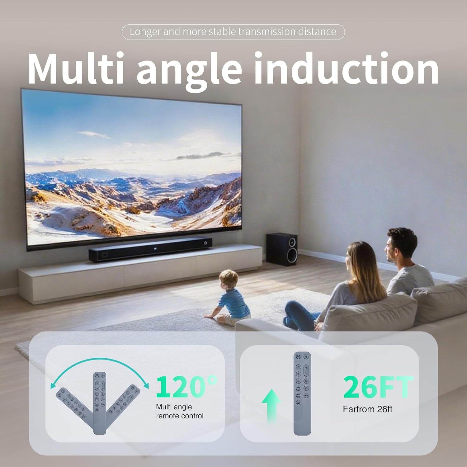 Soundbar Replacement Remote Control Compatible for JBL Sound bar BAR 1300, BAR 1000, BAR 800, Bar 1300X, JBLBAR1300BLKAM, JBLBAR1000PROBLKAS, JBLBAR800PROBLKAS