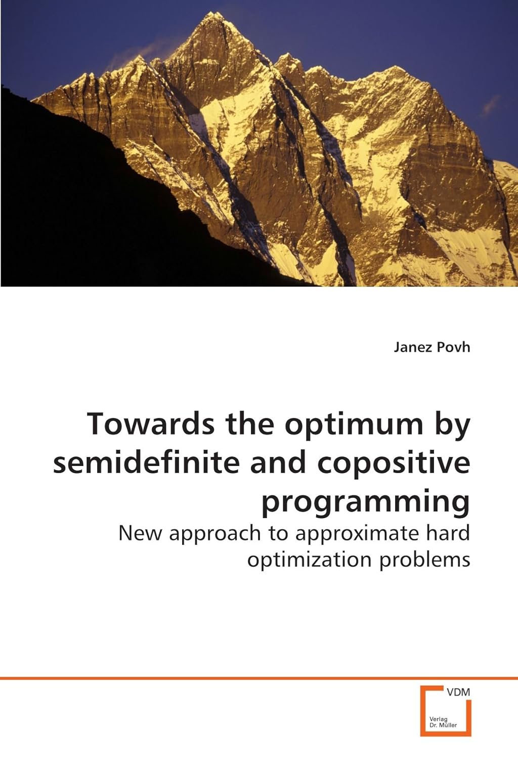 Towards the optimum by semidefinite and copositive programming: New ...