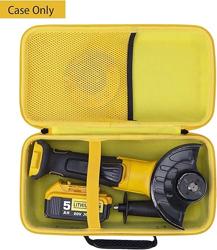Miniatura 2 de khanka Reemplazo de la caja de herramientas duras para la herramienta de amoladora angular DEWALT 20V MAX (DCG413B), solo funda