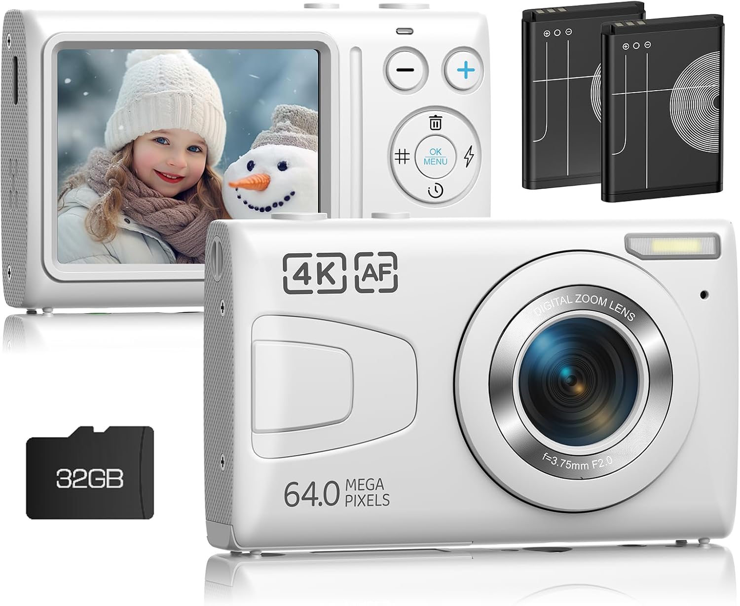 Digital Camera for Photography, 4K Vlogging Camera...