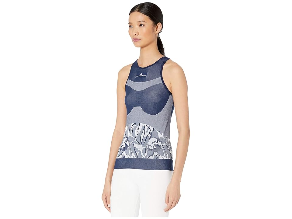 

adidas adidas by Stella McCartney Tank Top (Night Indigo) Women's Sleeveless, Navy