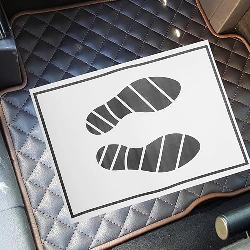 Vista 7 de 25 alfombrillas de papel desechables para automóviles y vehículos, alfombrillas de papel desechables para detalles de automóviles, cubiertas