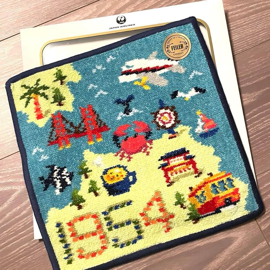 Amazon.co.jp: Jal限定 フェイラーハンカチ サンフランシスコ