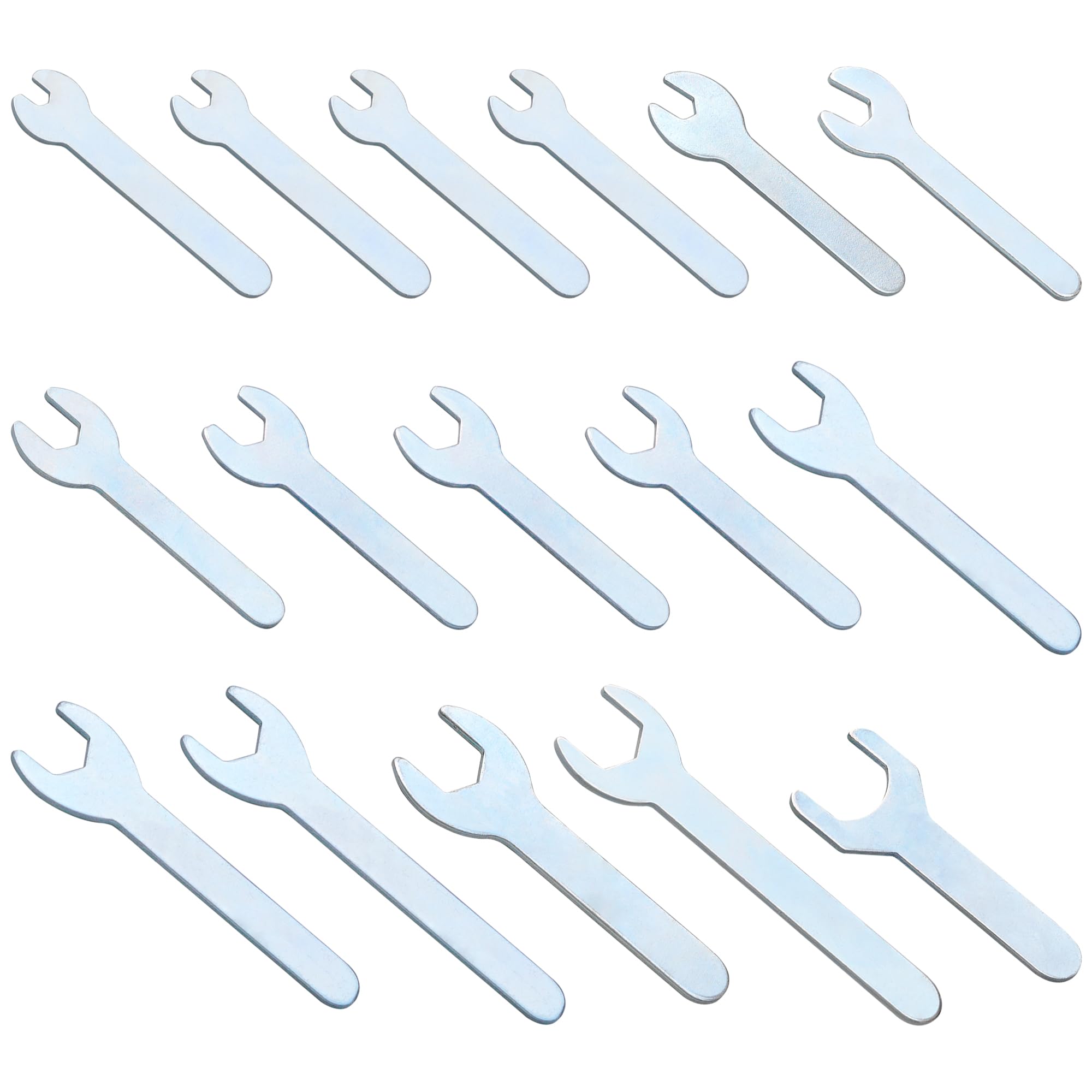 LHUIDDH Open-End Spanner Set – Metric U-Shaped Wrenches for Automotive, Home & Industrial Repairs