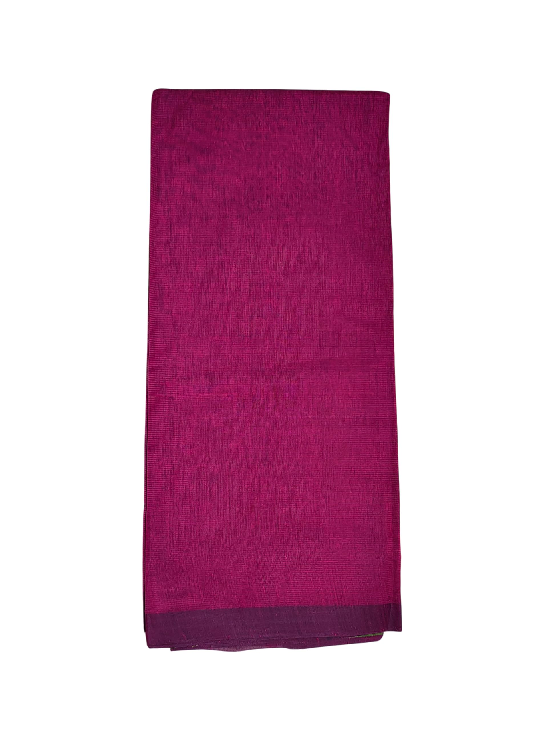 Mangalagiri Saree with Blouse Piece for Women | Work Wear Checks Saree-image-16
