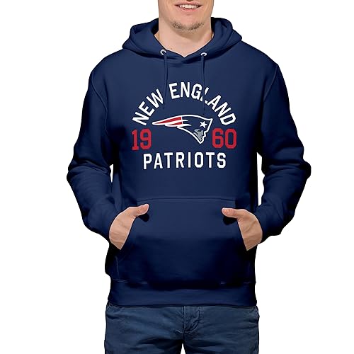 NFL Team Logo Heritage Print Pullover Hoodie