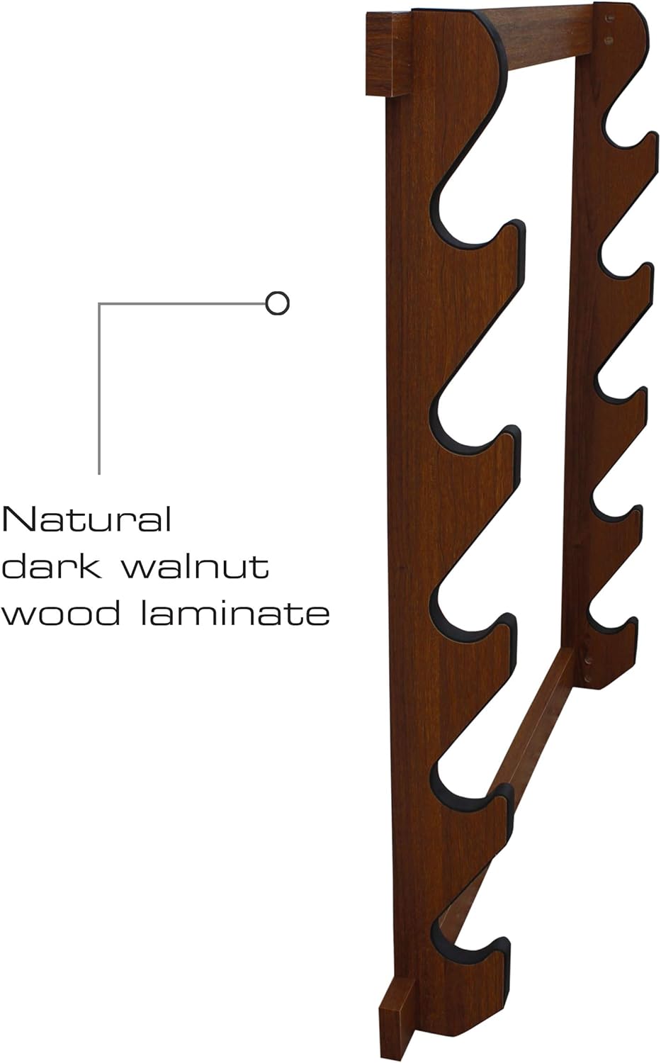 Rush Creek Creations Indoor 5 Rifle/Shotgun Wall Storage Display Rack : Sports & Outdoors