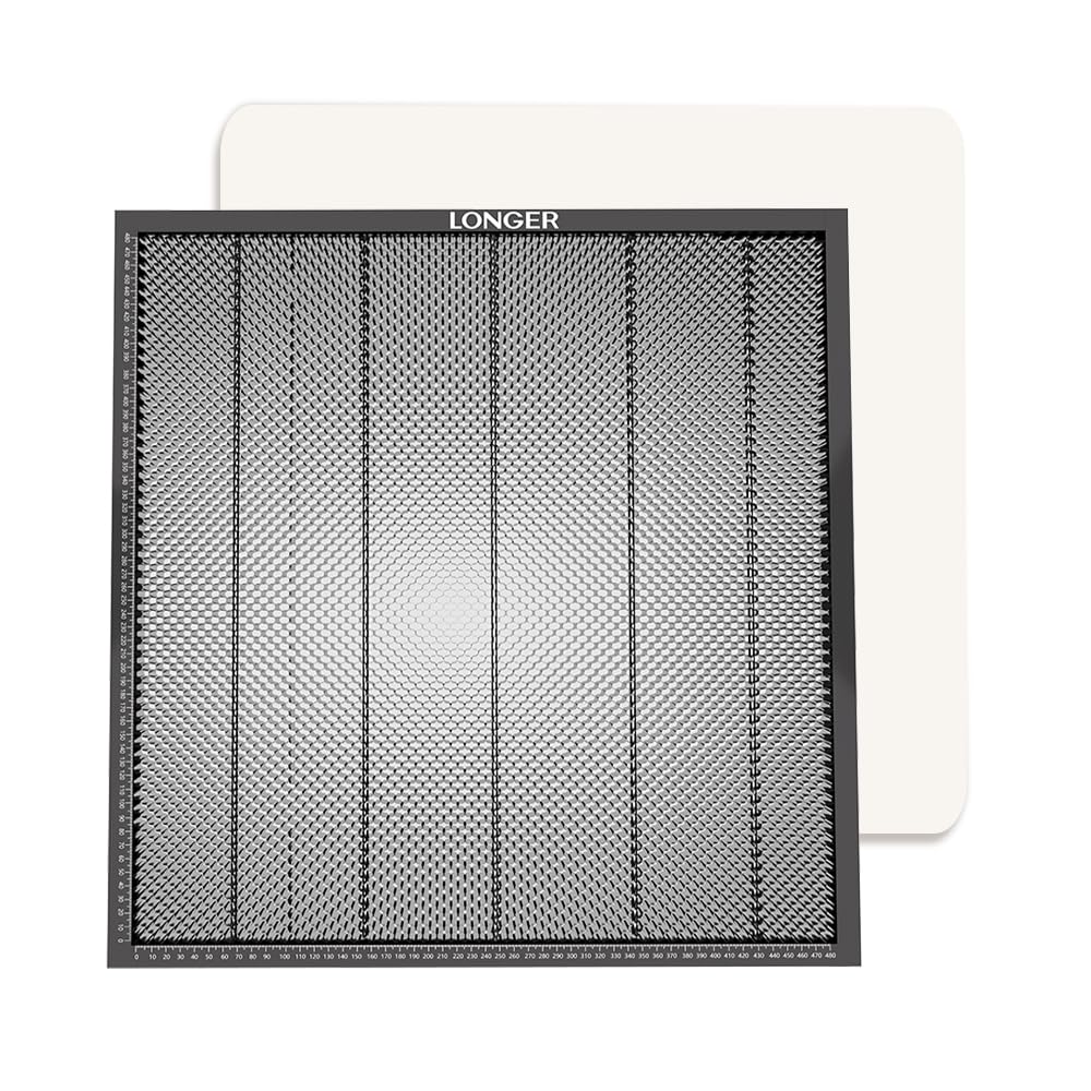長いハニカムワーキングテーブル、彫刻用ソウルメイト、RAY5用ハニカムワーキングパネルセット、高速放熱とデスクトップ保護、すべてのレーザー彫刻機と互換性があり、19.7インチ×19.75インチ