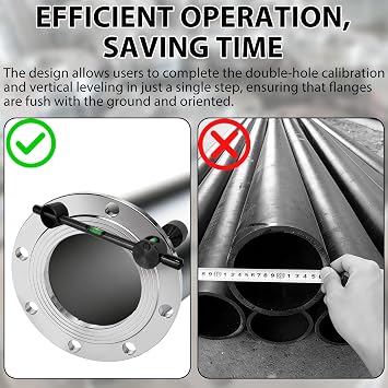 Threaded Pipe Flange Aligners,Flange Aligners Fit Flanges with Holes from 1/2