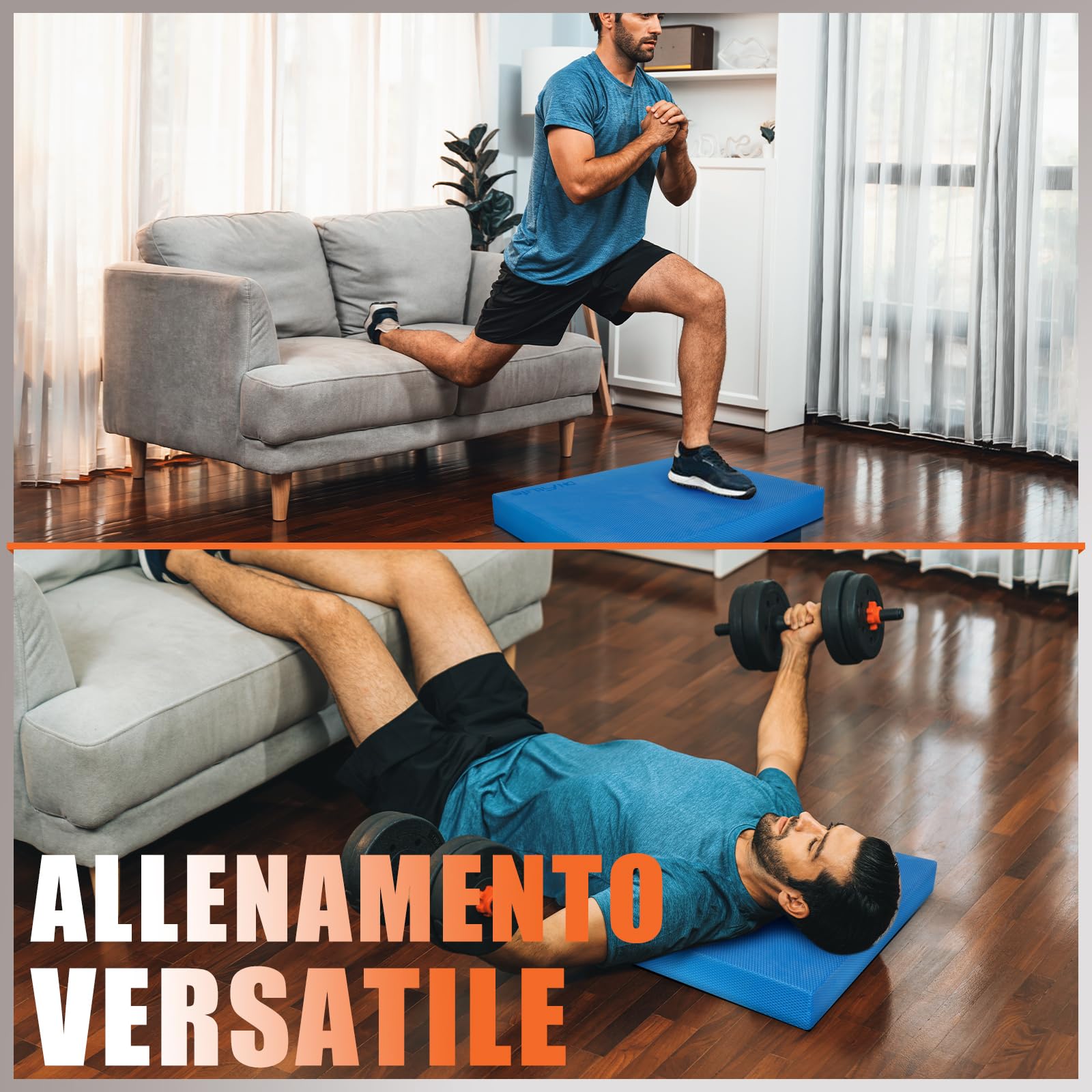 DH FitLife Premium Balance Pad – Cuscino Propriocettivo Ideale per Esercizi di Equilibrio e Stabilità | Yoga, Pilates, Balance & Core Training | Cuscino per Fisioterapia e Allenamento Fitness