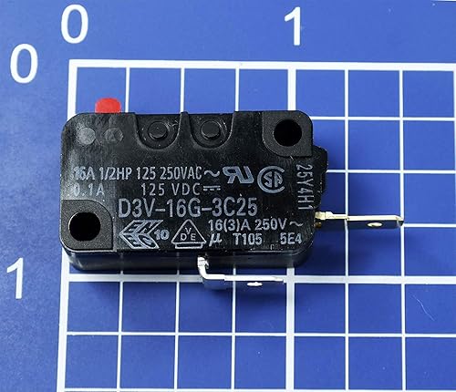 Miniatura 2 de Frigidaire 5304440026 y FMV156DCC - Interruptor de relé para puerta de microondas (paquete de 2)