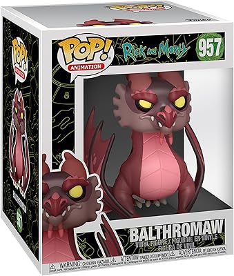 Funko POP Super: Rick & Morty - 6 Inch Balthromaw Collectible Vinyl Figure, Multicolor (55251)