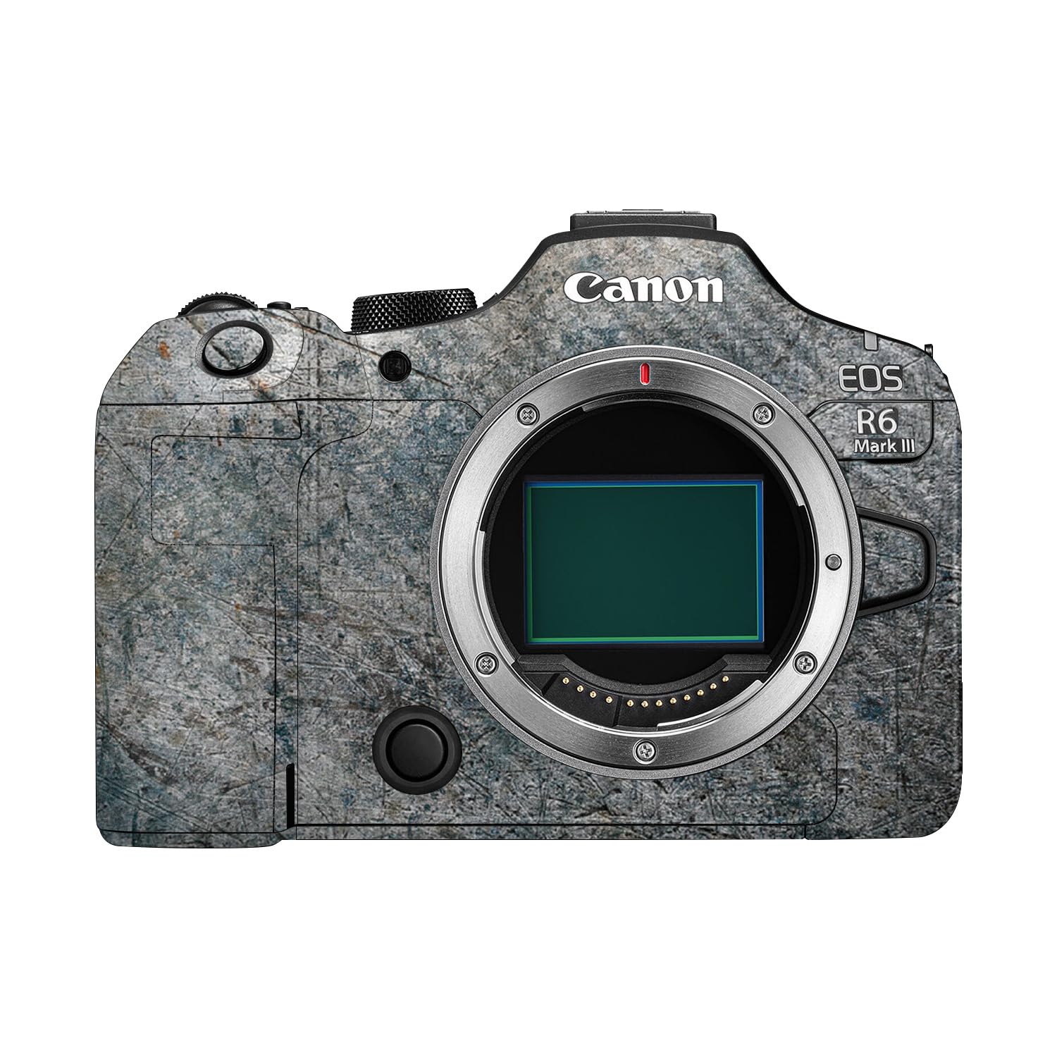 Carbon Fiber Camera Skin Compatible with Canon EOS R6 Mark III (2025) - Shadow Concrete - Premium 3M Vinyl Protective Wrap Decal Cover - Easy to Apply | Crafted in the USA by MightySkins