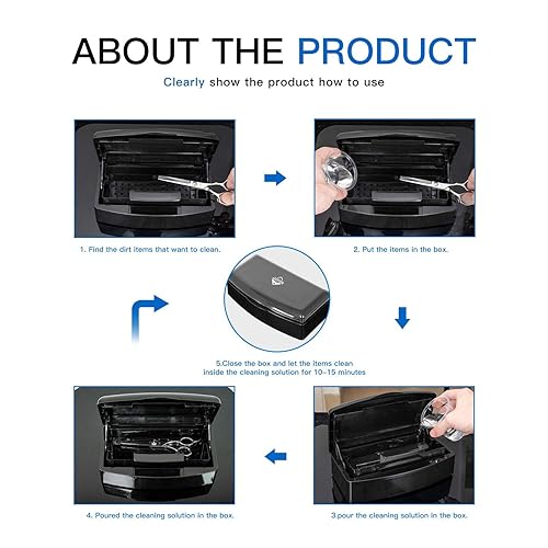 Miniatura 5 de Bandeja desinfectante contenedor de desinfección caja de almacenamiento de plástico herramientas de arte de uñas caja de remojo de herramientas de