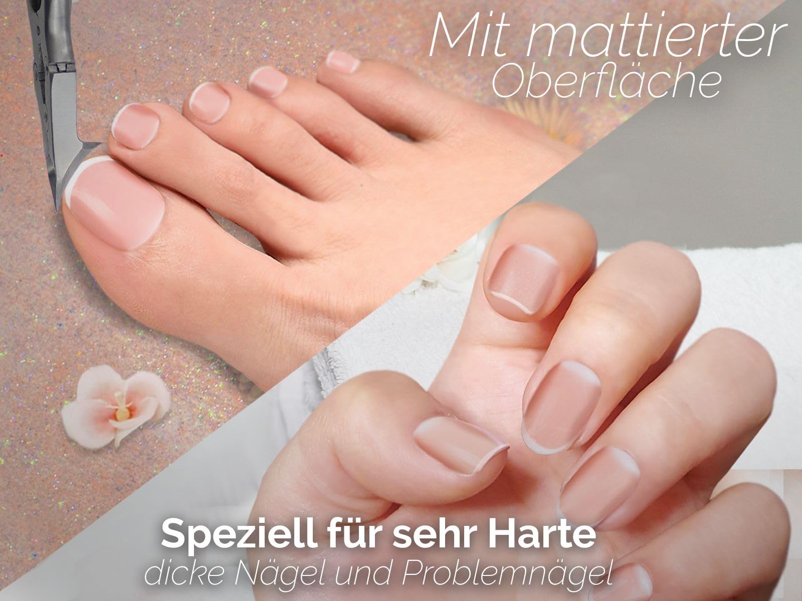 Profi Fußpflege Kopfschneider-Nagelzange mit Doppelter Übersetzung 4-Fach Verschraubt