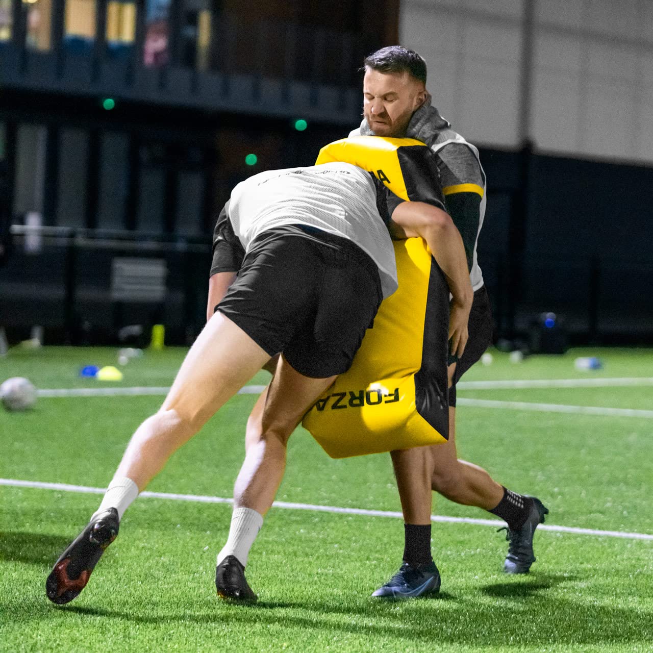 FORZA Escudo de tackle de doble cuña de rugby | Equipo de entrenamiento de rugby de PVC | Equipo de entrenamiento de rugby - [Net World Sports] (Junior)