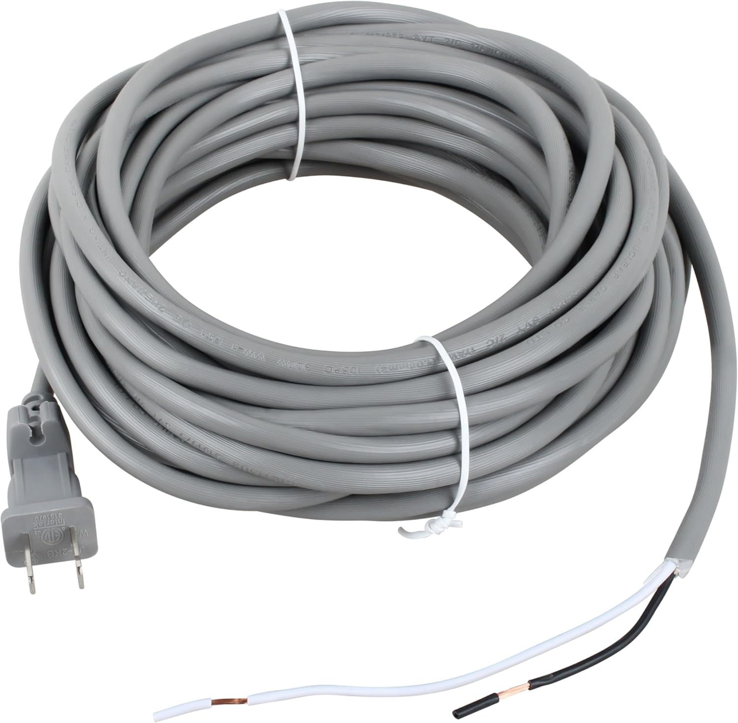 36ft Vacuum Power Replacement Cord - 17AWG 12A 125V Polarized Plug - for Shark Navigator Lift‑Away Pro NV355 NV356 NV357 & Rotator Lift‑Away NV501 NV502 NV450 NV402 Upright Vacuums Etc.