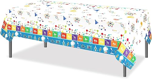 Miniatura 302 de CC HOME 1 pieza de mantel de plástico para fiesta de los 90 de 54 x 87 pulgadas de largo, mantel vintage retro de los 90 de hip hop, tema de 1990