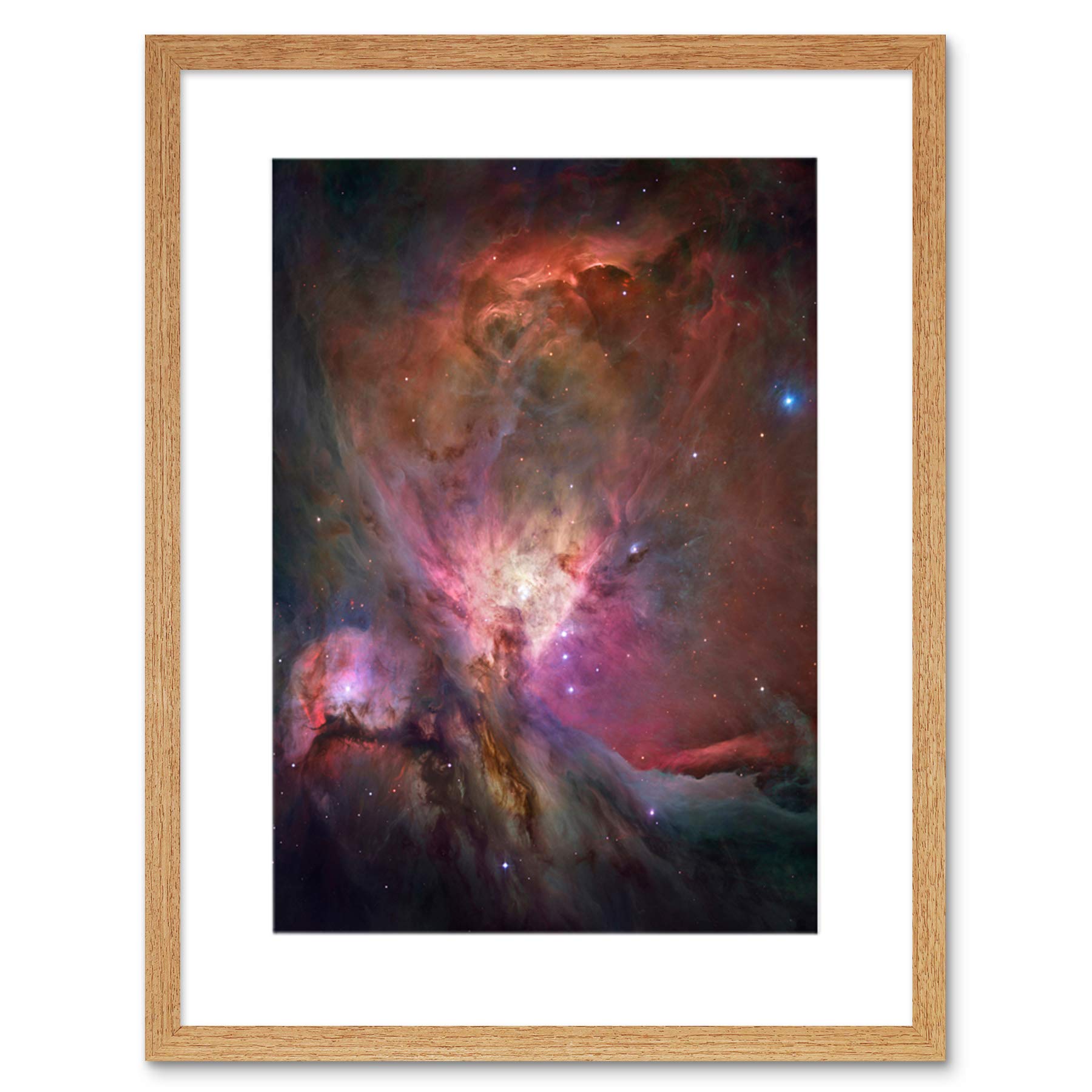 Wee Blue Coo Hubble Space Telescope Orion Nebula Framed Wall Art Print